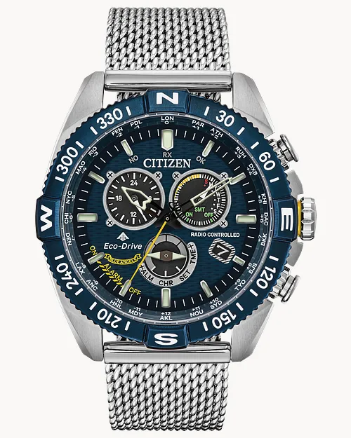 Citizen Promaster Navihawk Eco Drive Blue Dial Watch CITIZEN